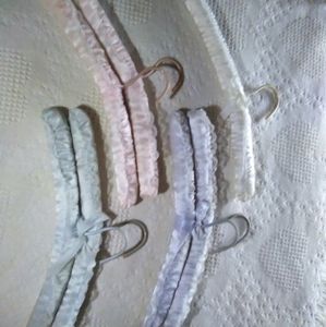 Vintage Satin Padded Hangers (Set of 7)